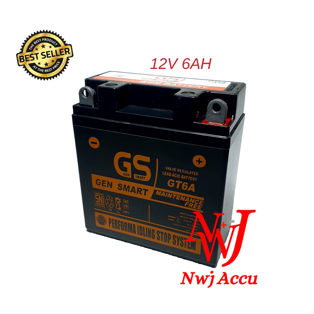 Jual Aki Motor Rx - Z Rz - R Gm5Z Gt6A Yb5L Gs Mf Aki Kering | Shopee Indonesia