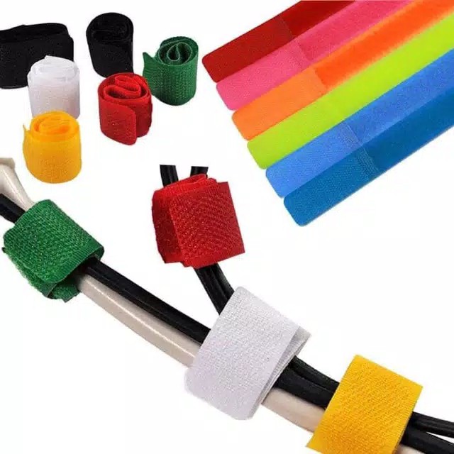Velcro binder pengikat tali kabel Shopee Indonesia