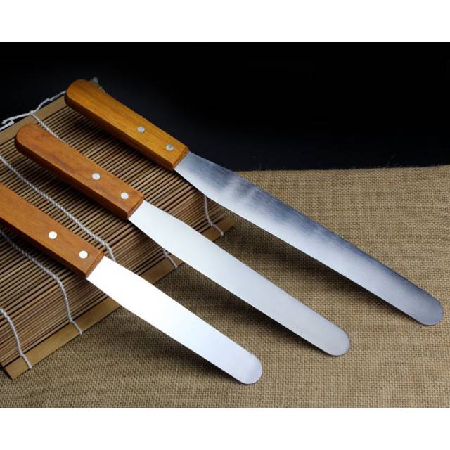 Jual Spatula stainless lurus / spatula butter cream / pisau palet