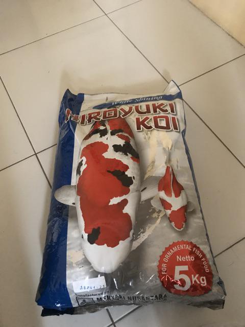 Pakan Koi Hiroyuki Whiteshining 5 MM 5 Kg Pakan Koi Untuk Warna Putih |  Shopee Indonesia