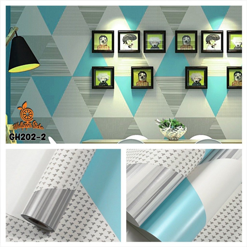 [BISA BAYAR DI TEMPAT] Wallpaper Dinding Sticker Premium Size 45cm x