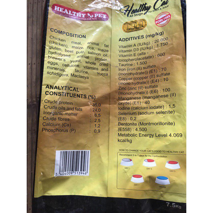 Jual Healthy Pet Cat Gold 7.5Kg Freshpack - Makanan Kucing - Cat Food Indonesia|Shopee Indonesia