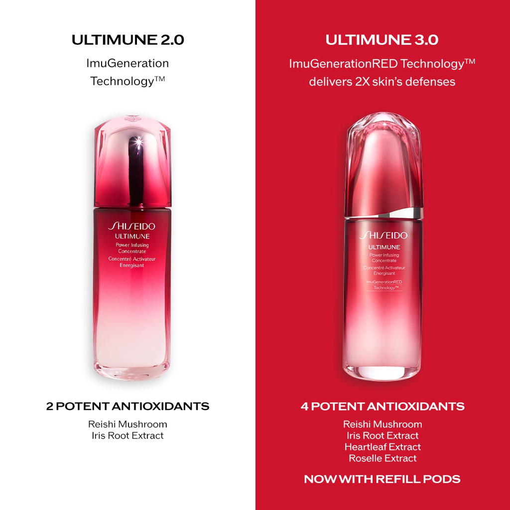 Jual Shiseido Mall - Ultimune 3.0 Power Infusing Concentrate Serum 15Ml | Shopee Indonesia