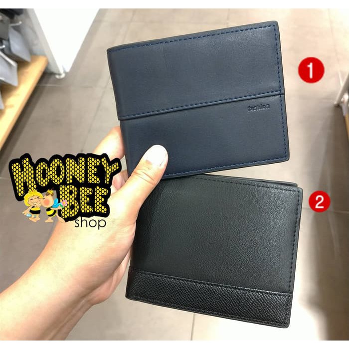 Original Miniso Dompet Pria Elegant Horizontal Simple