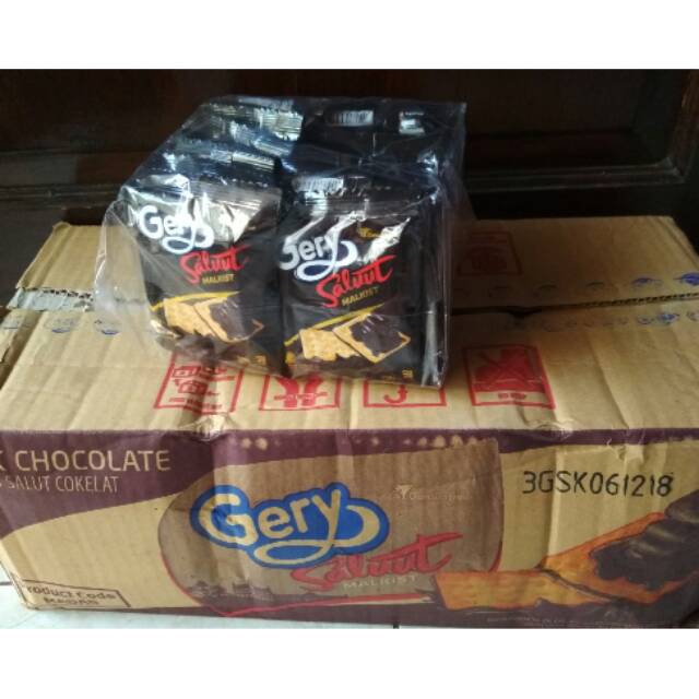 Jual Kardusan & Eceran Gery Saluut Malkist Coklat (20 X 18 Gram) | Shopee Indonesia