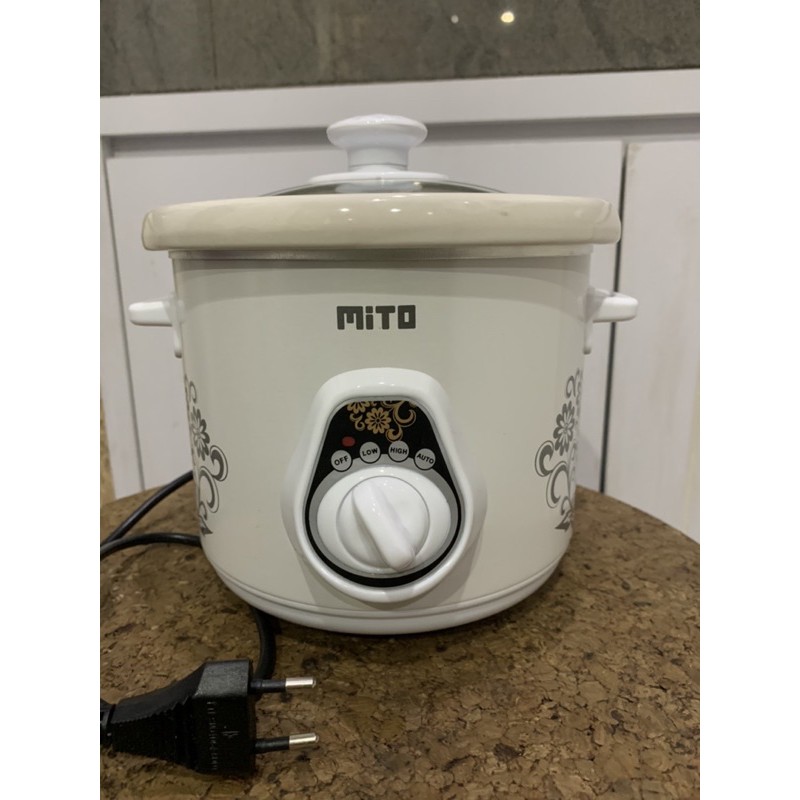 Jual Slow Cooker MITO R88 (ex kado) lengkap dus Shopee Indonesia