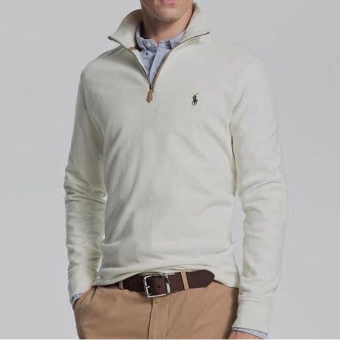 Jual Seller-Best Polo Ralph Lauren Sweater Half Zip Original | Shopee Indonesia