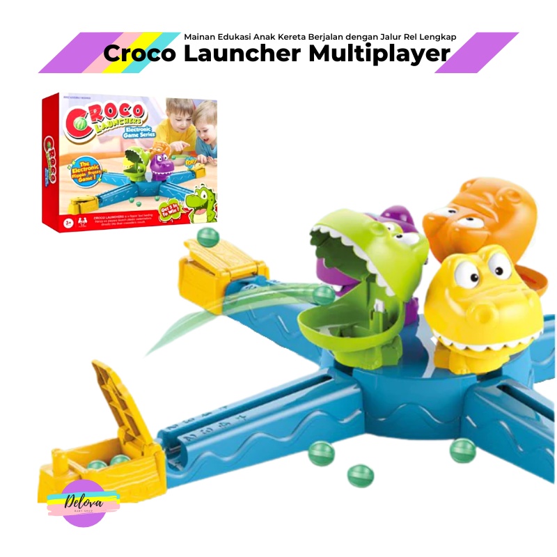 Jual Croco Launcher Hungry Crocodile Mainan Anak Seru Permainan