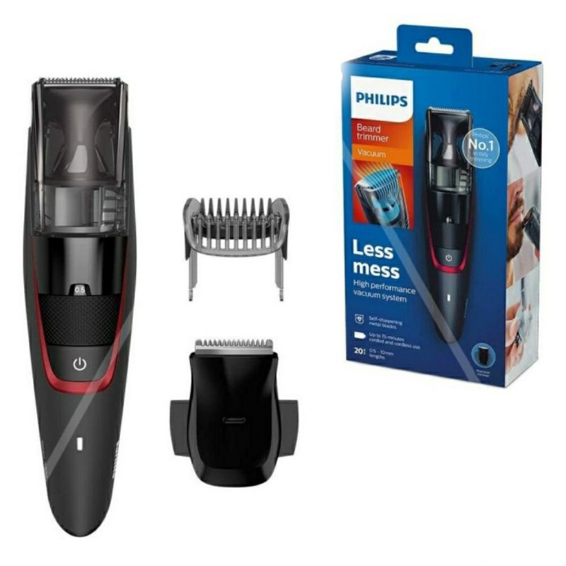 Jual PHILIPS Series 7000 Beard and Stubble Less Mess Vacuum Trimmer