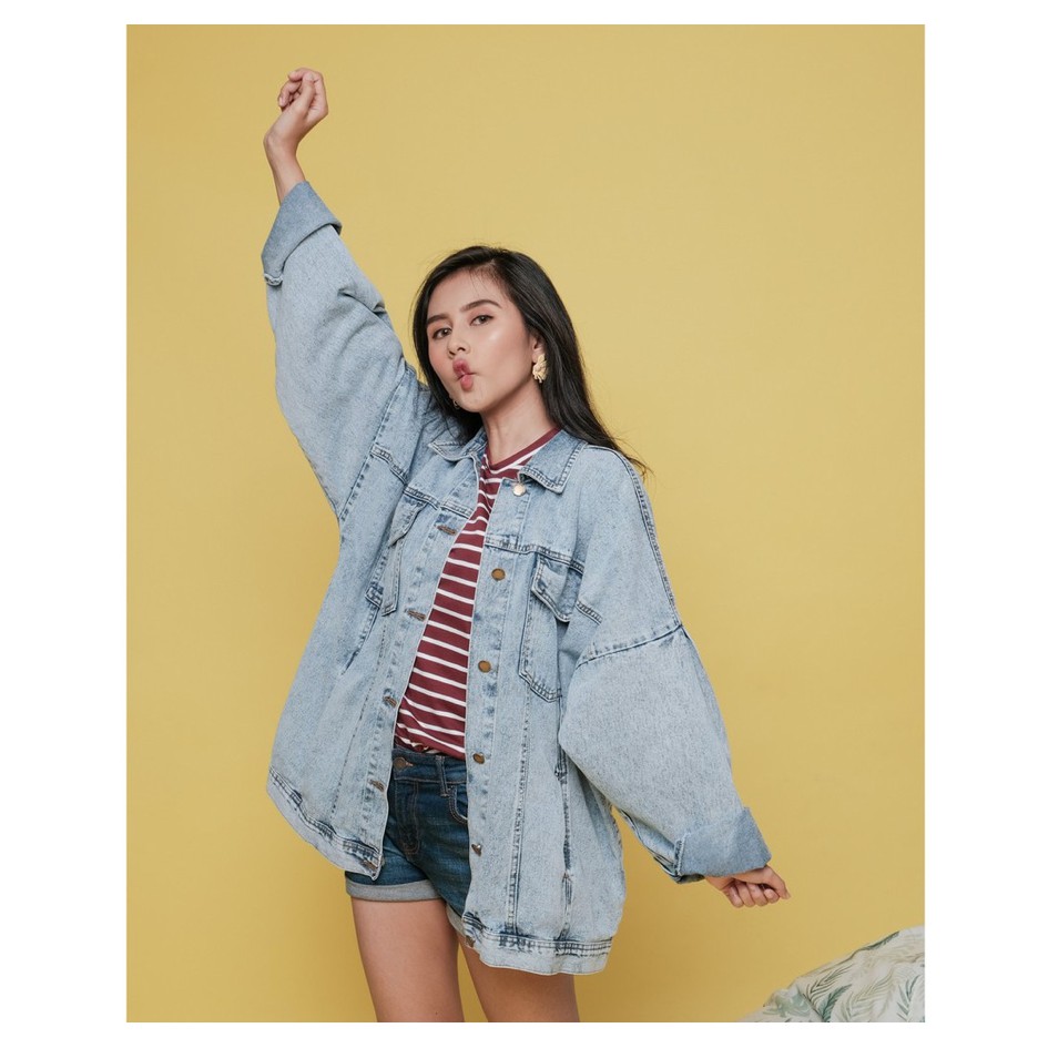 PALEMO DENIM JACKET KODE 2828A / myrubylicious / jaket
