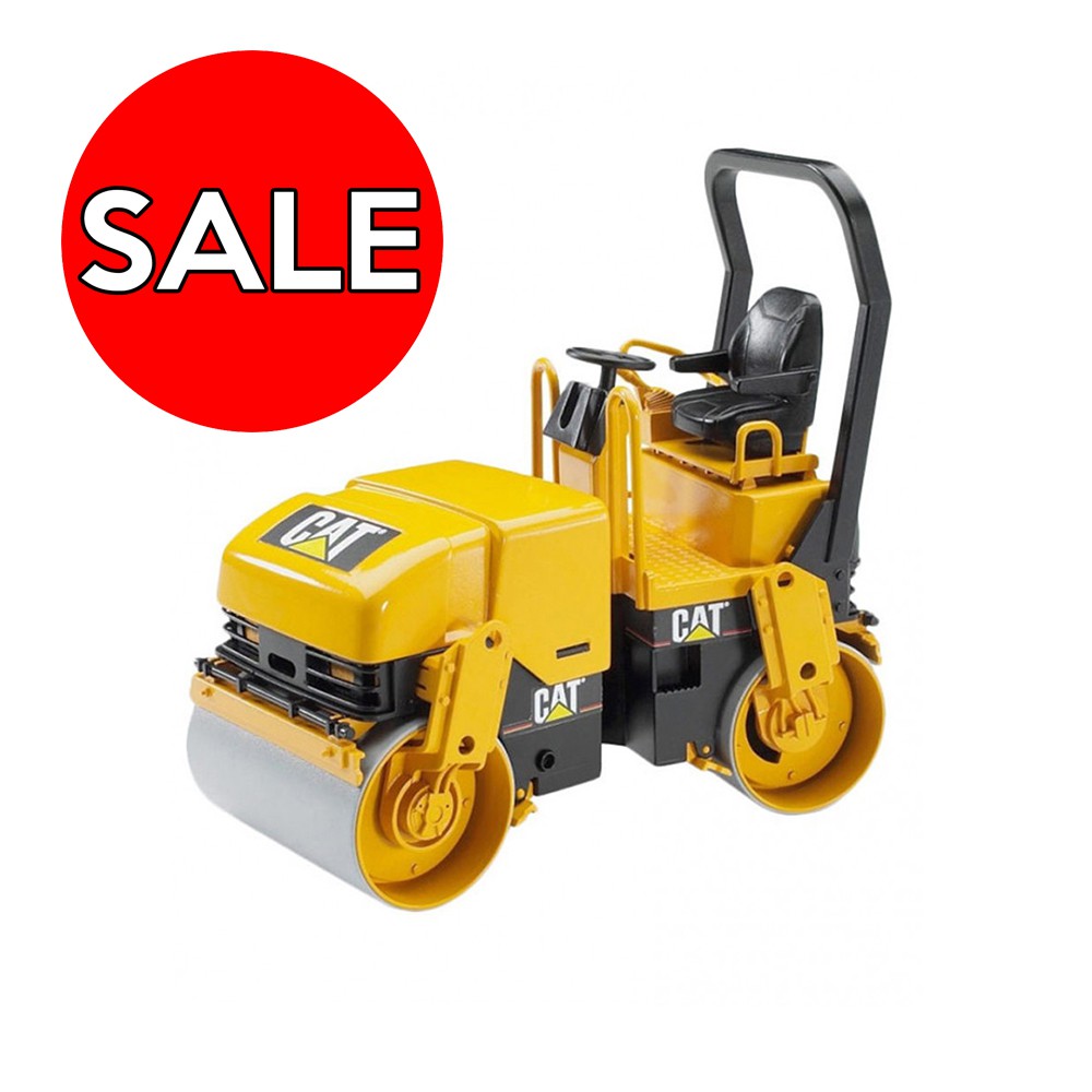 Bruder Toys 2433 Cat Asphalt Drum Compactor Mainan Anak