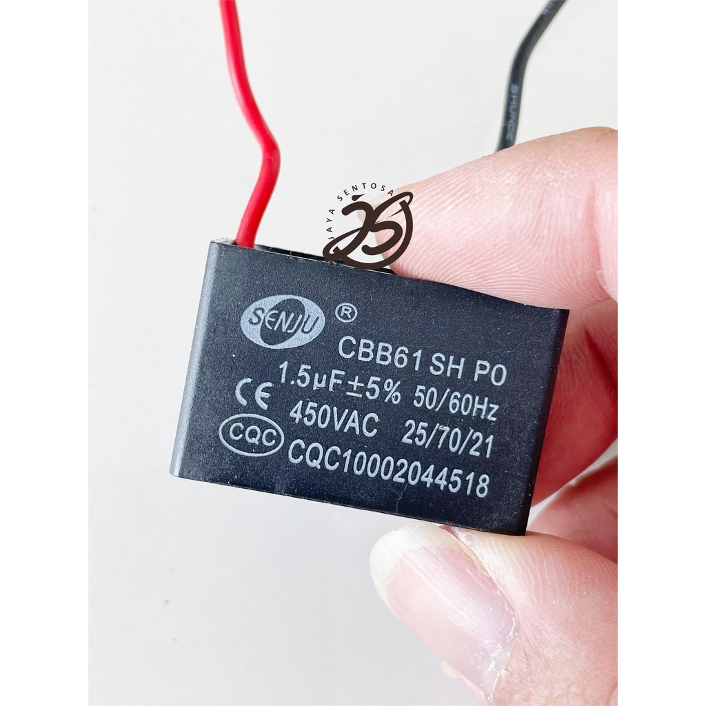Jual KAPASITOR KOTAK 1.5UF CAPACITOR KOTAK 1,5UF 450V AC KAPASITOR