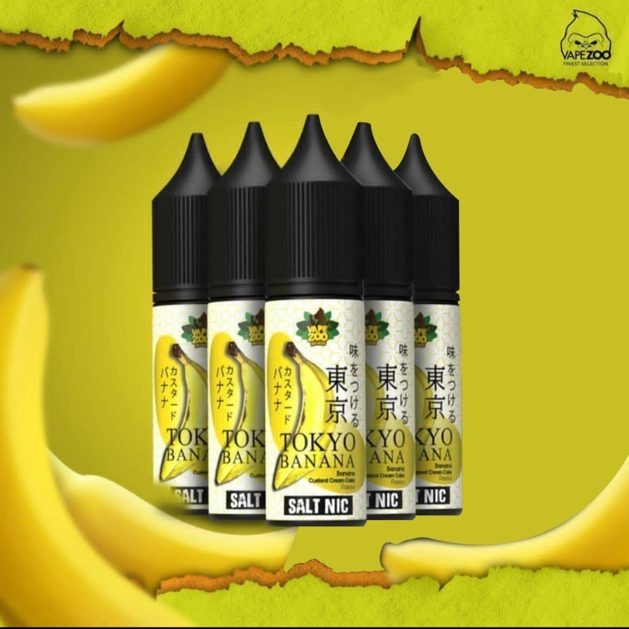 Jual Vapezoo Tokyo Banana Classic Salt Nic 15ML by Vape Zoo Liquid