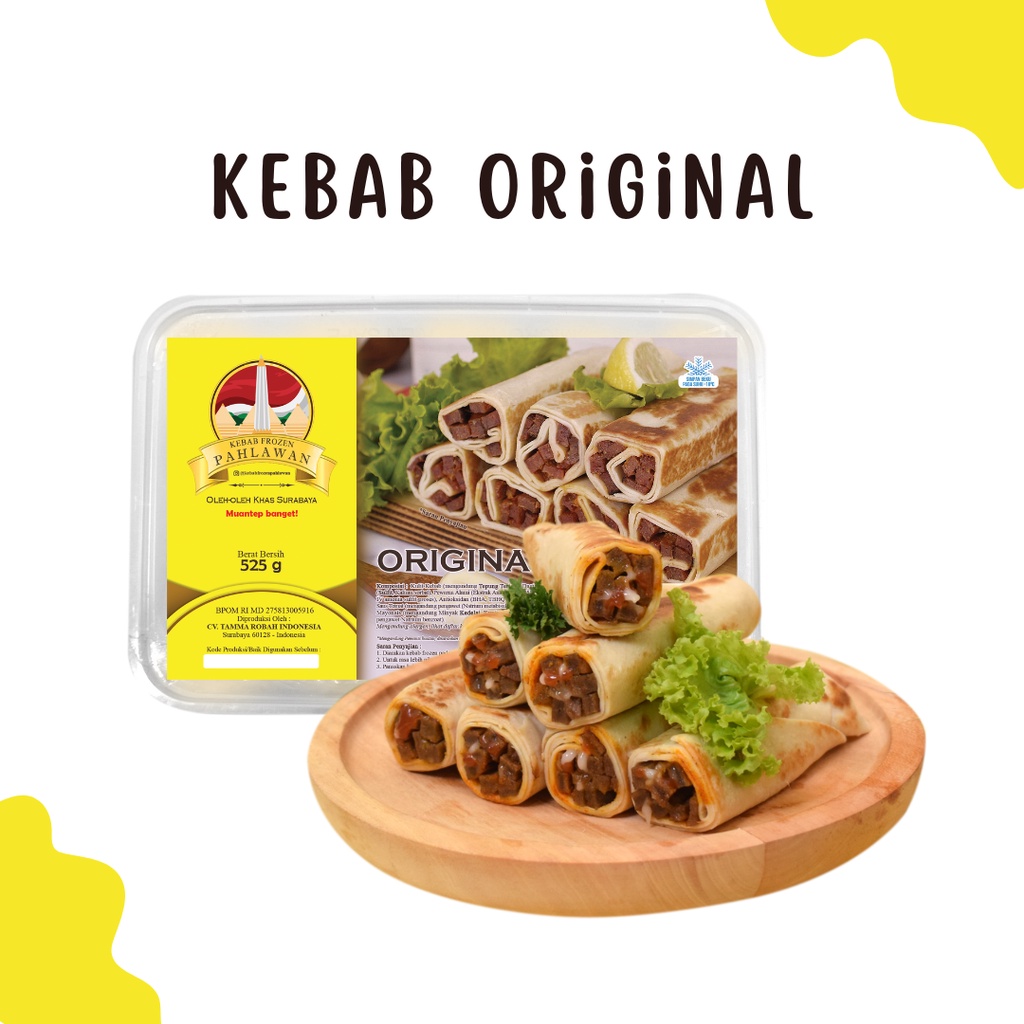 Jual Kebab Frozen Pahlawan Kebab Mini Isi 10 Original Full Daging Halal