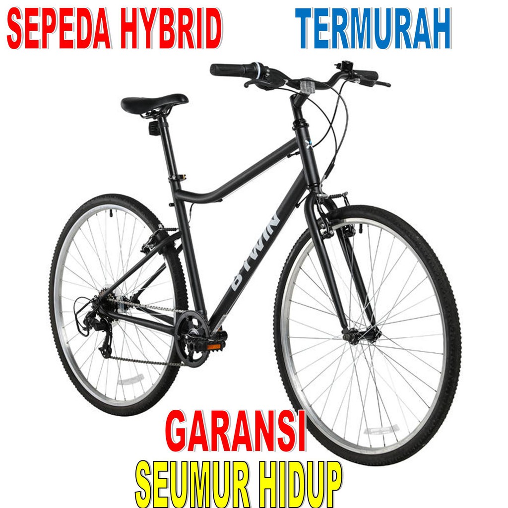 sepeda touring hybrid road bike riversideonehundred frame baja hi ten