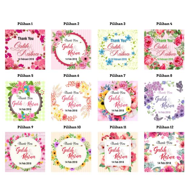 Baby Announcement Card Tag Kartu Ucapan New Baby Born Hampers Tag