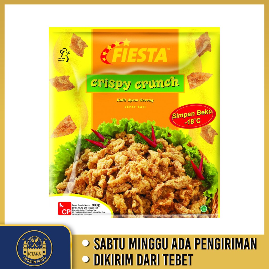 Fiesta Crispy Crunch 300gr / Makanan Beku / Kulit Ayam / Frozen Food