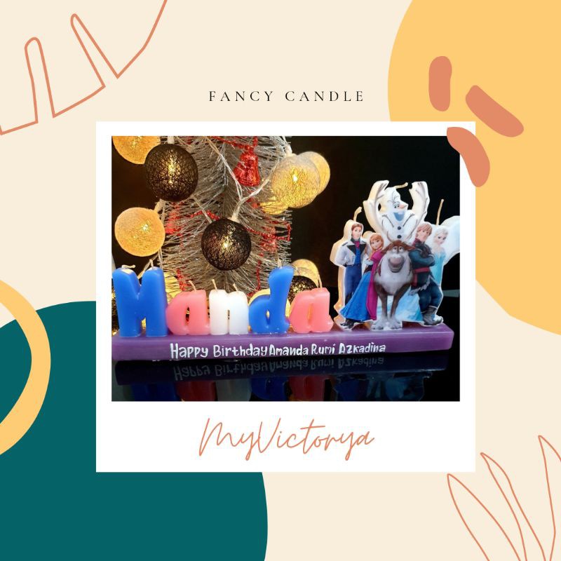 LILIN NAMA/LILIN ULTAH/LILIN HURUF/LILIN ALPHABET/LILIN