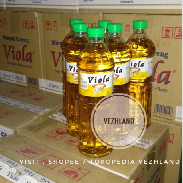 Jual Minyak Goreng Viola Kemasan Botol 900ml (Surabaya) (Grosir