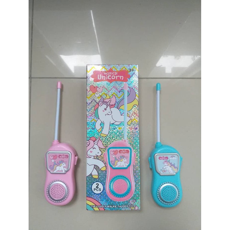 Jual Magical Unicorn Walkie Talkie Mainan Walkietalkieht Anak Perempuan | Shopee Indonesia