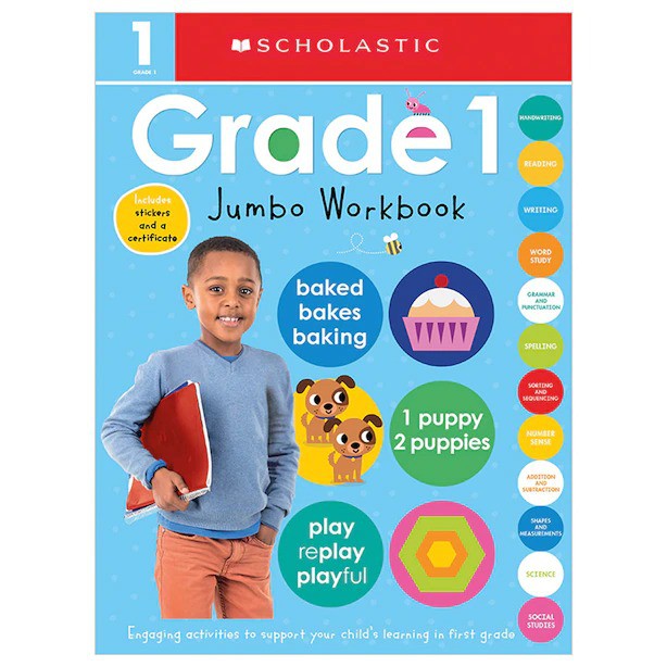 Jual Scholastic Jumbo Workbook Primary Grade 1 & 2 Indonesia|Shopee Indonesia