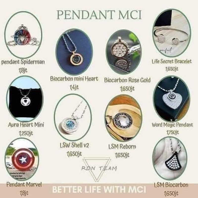 kalung pendant mci original Shopee Indonesia