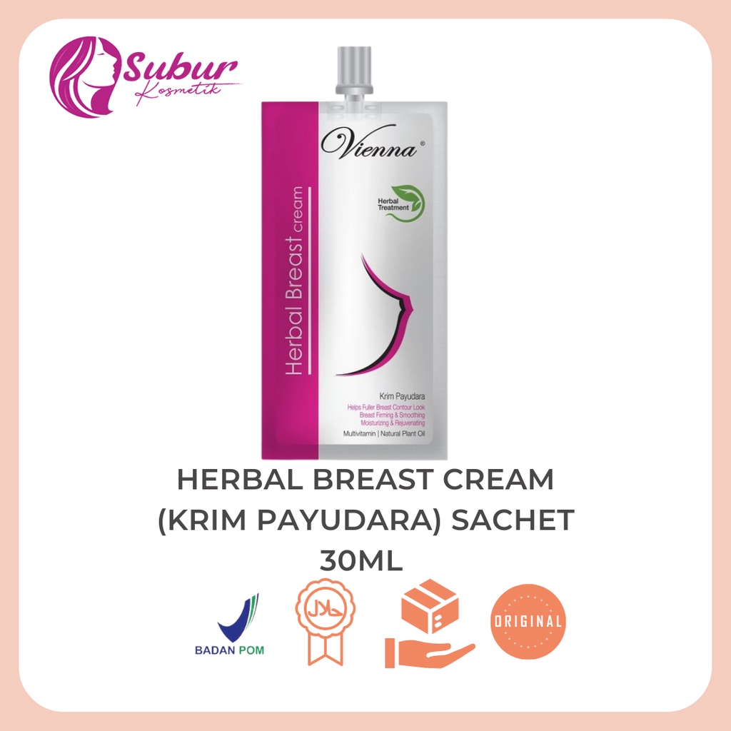 Jual Vienna Herbal Breast Cream (Krim Payudara) Sachet 30ML Shopee