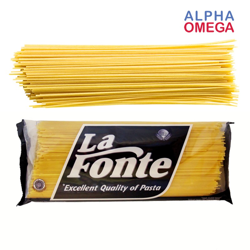 LA FONTE PASTA SPAGHETTI NO 11 1000 GRAM - SPAGETI PASTA INSTANT | Shopee  Indonesia