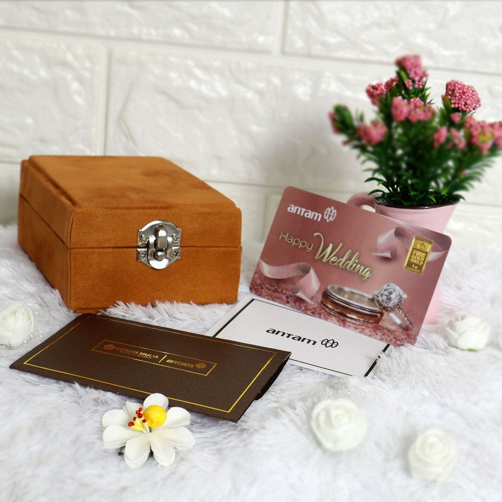 [SPECIAL BUNDLING] Emas Antam Gift Series Wedding Gold 1 Gram