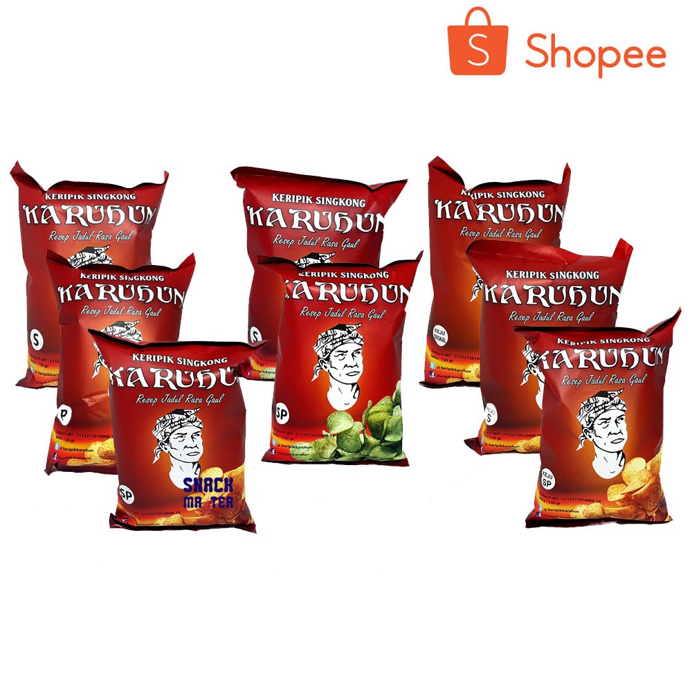 Keripik Singkong Karuhun Jadoel Netto 130 gr Shopee