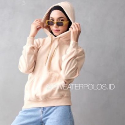 Jual Jaket Hoodie Jumper Coklat Latte Size Xs - Xxxl Polos (Pria & Wanita) | Shopee Indonesia