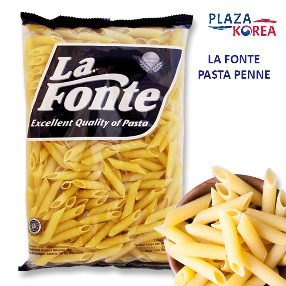 Jual LA FONTE PASTA PENNE ZITI RIGATE NO 91 PASTA INSTANT 500 GR