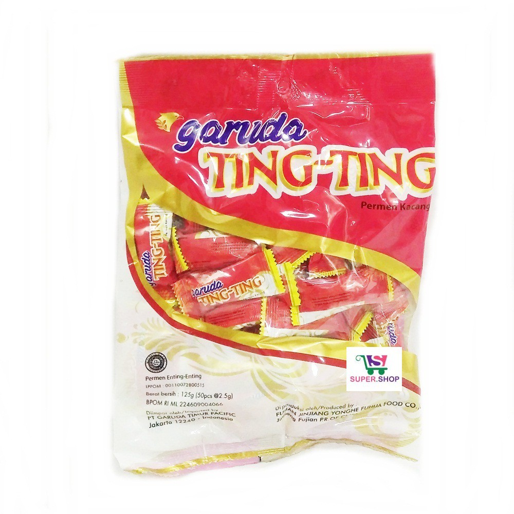 Jual Garuda TingTing Permen Kacang (isi 50 pcs) Ting Ting Indonesia