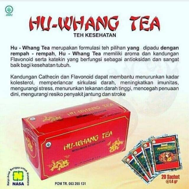 HU WANG TEA TEH OBAT PERUT BUNCIT PENURUN BERAT BADAN