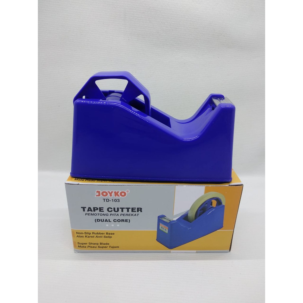 Jual Tape Dispenser Sedang/ Tape cutter / Tempat solatip Joyko TD103 Shopee Indonesia