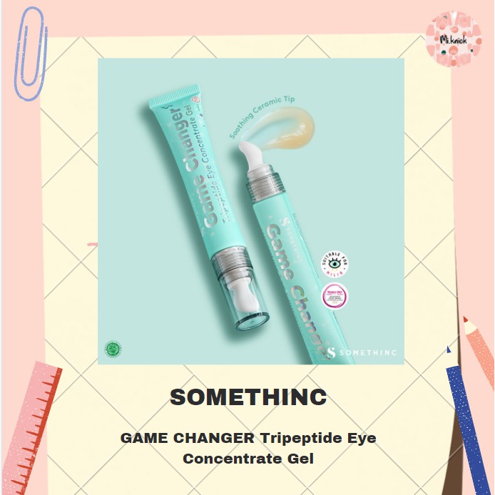 Somethinc GAME CHANGER Tripeptide Eye Concentrate Gel 20ml Shopee