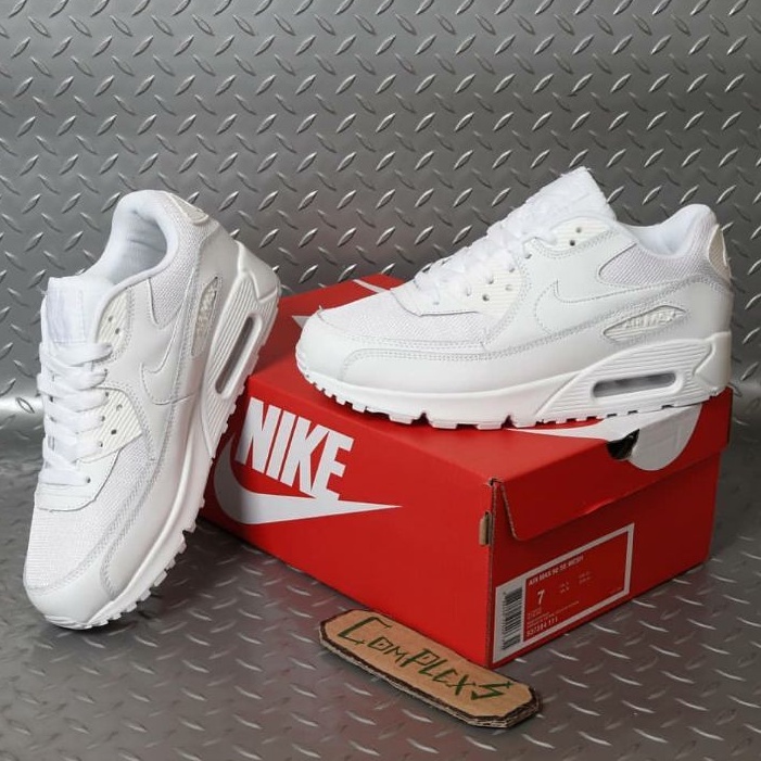 Jual Nike Air Max 90 All White | Shopee Indonesia