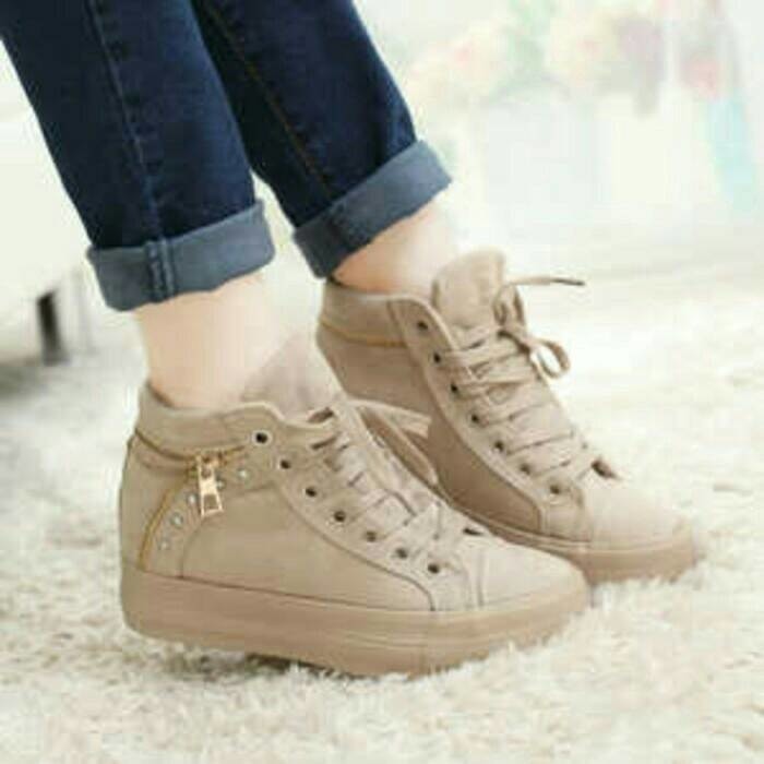 G403Y Sepatu Boots Sleting Black/ Pria Wanita Kerja Proyek