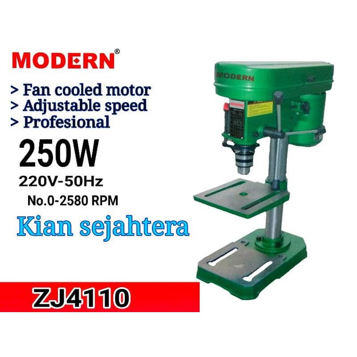Jual MESIN BOR DUDUK 13MM modern ZJ4110 /BENCH DRILL 13MM Shopee Indonesia