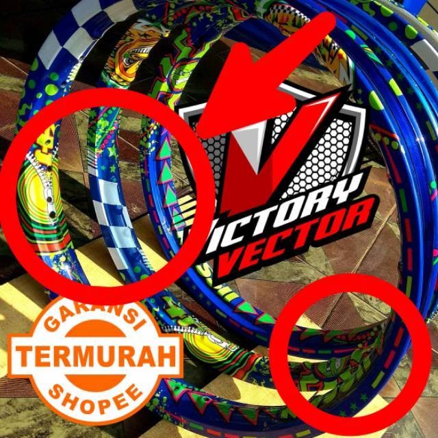 DECAL / STICKER VELG ZIAN ROSSII THAILAND Shopee Indonesia
