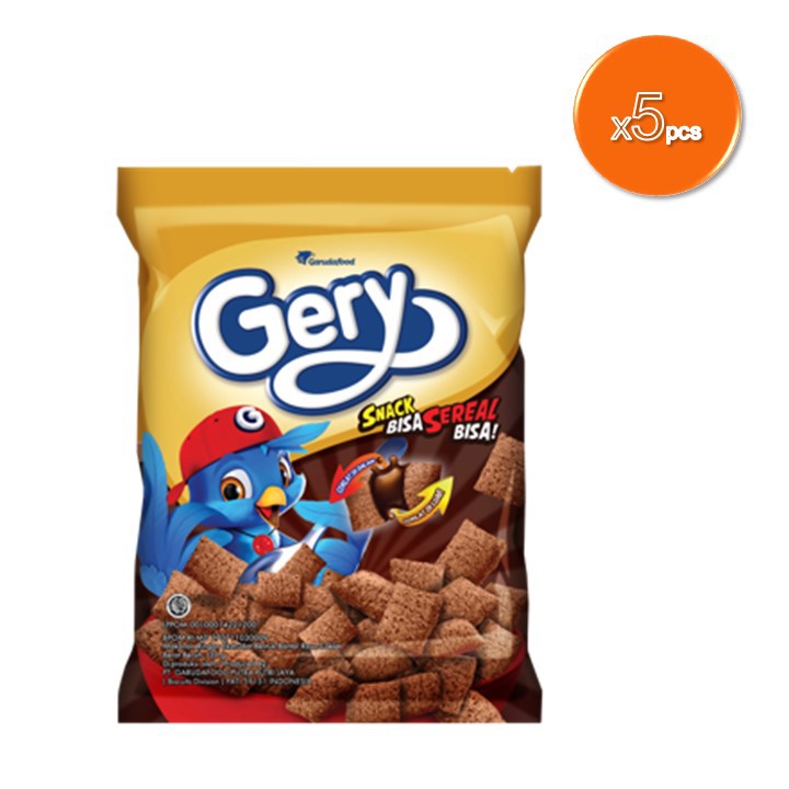 Jual Gery Snack & Sereal Bantal Extrude 27Gr X 5 | Shopee Indonesia