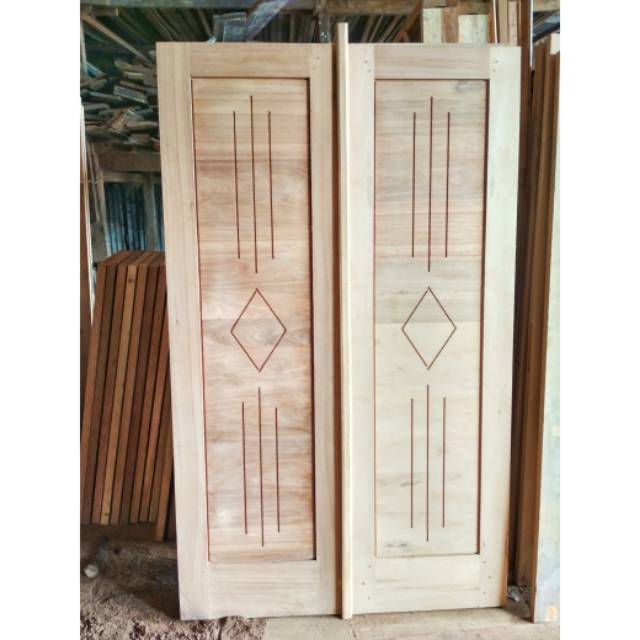 Daun Pintu Kupu Tarung Model Pintu Minimalis 2019