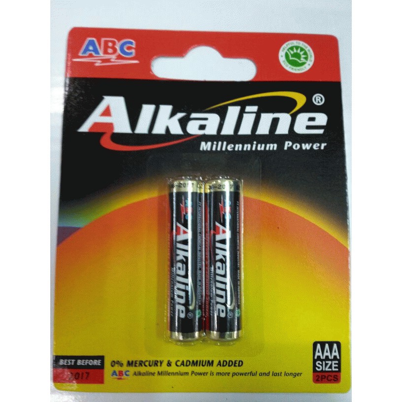 Baterai ABC Alkaline AA / Battery ABC AAA / Baterai jam A2 / Remote A3 |  Shopee Indonesia