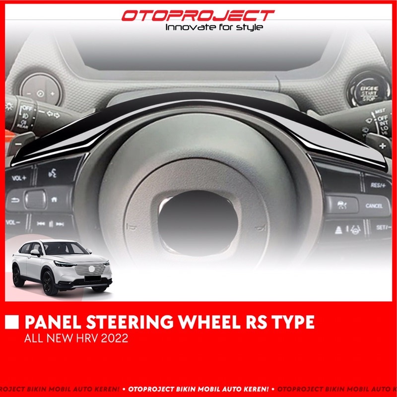 Jual Panel Steering Wheel / Panel Setir HRV 2022 RS Type Otoproject