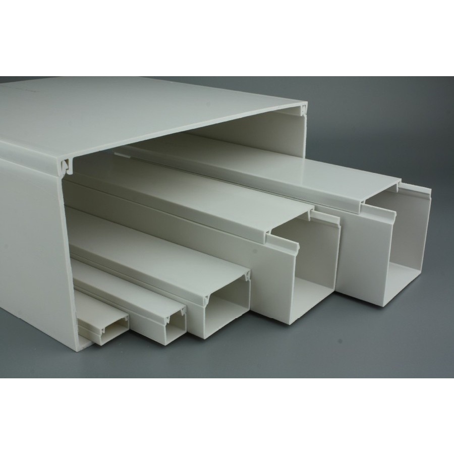Jual Kabel Tray PVC / Cable Duct Uk 50 x 50 x Panjang 3 Meter Shopee