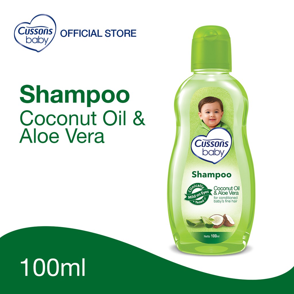 Cussons Baby Shampoo Coconut Oil & Aloe Vera 100ml Shopee Indonesia