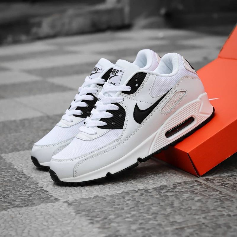 Jual Nike Airmax 90 White Black | Shopee Indonesia