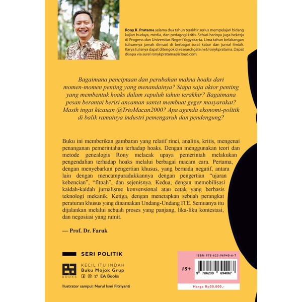 Buku Genealogi Hoaks Indonesia - EA Books | Shopee Indonesia