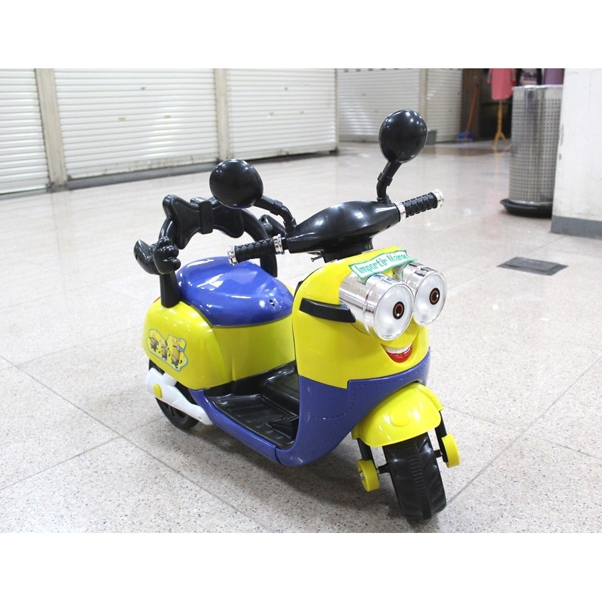 Jual Sepeda Motor Aki Minion Anak2/Motor Aki Anak-Anak/Motor Aki Mainan | Shopee Indonesia