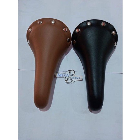 Jual Sadel Sepeda Kulit Vintage Classic Balap Lipat Onthel Brompton Dahon Federal Jadul Saddle Indonesia|Shopee Indonesia